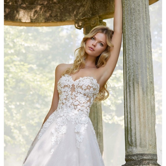 Morilee Pierette Ivory Lace Wedding Dress Style 2044 - Picture 11 of 11